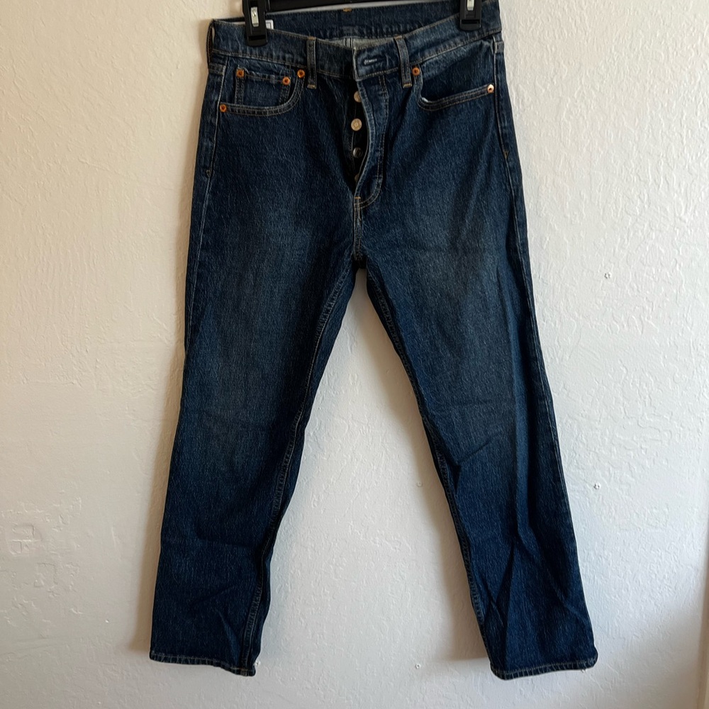 GAP Women's Dark Blue Straight Leg Jeans